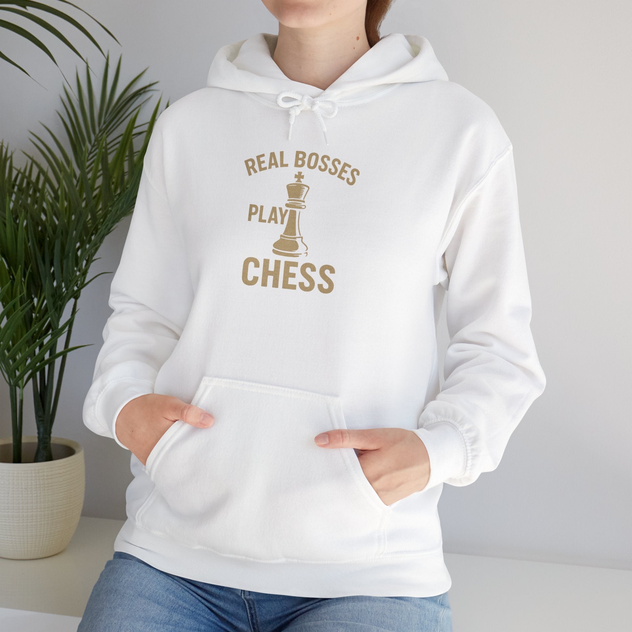 Real Bosses Play Chess – Premium Hoodie