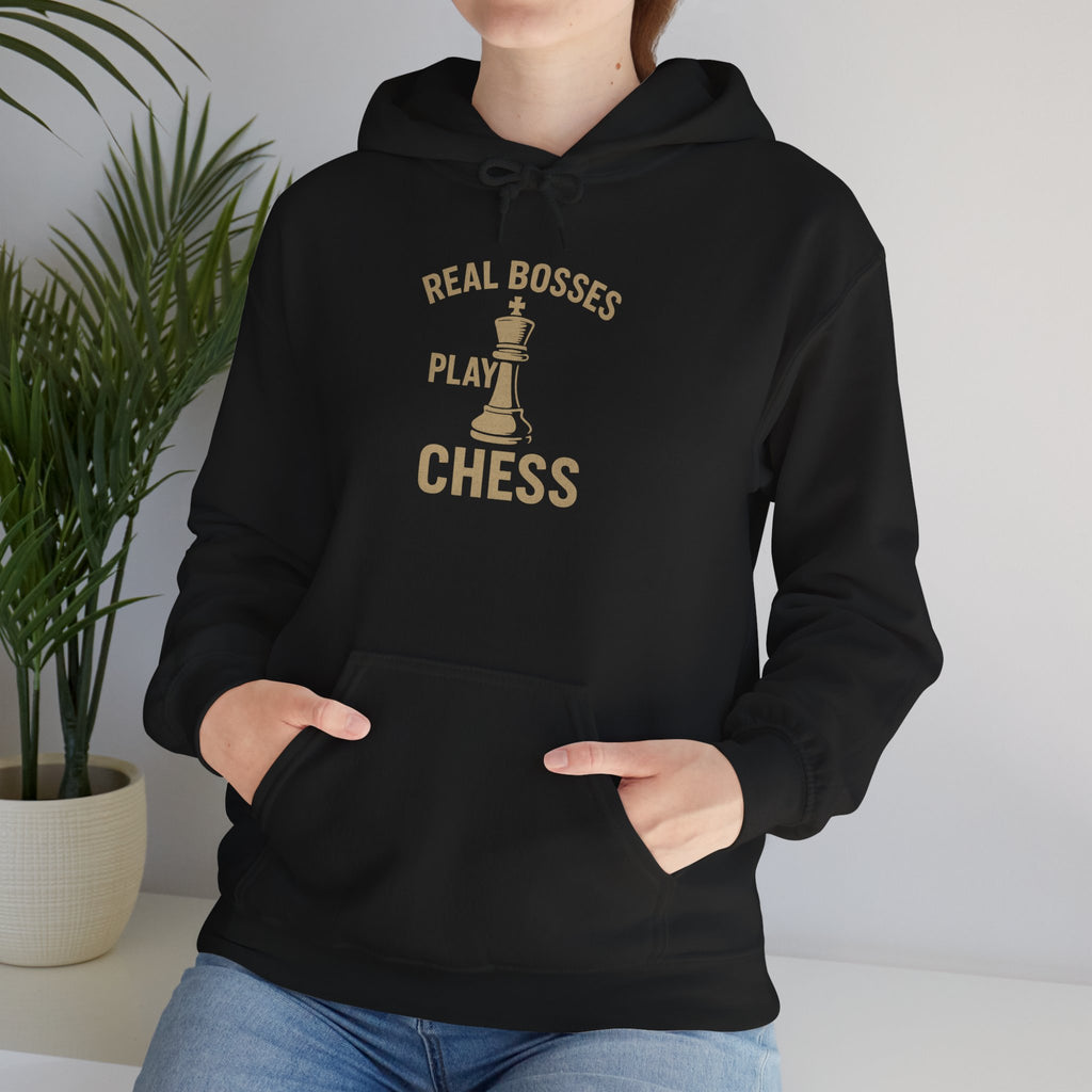Real Bosses Play Chess – Premium Hoodie