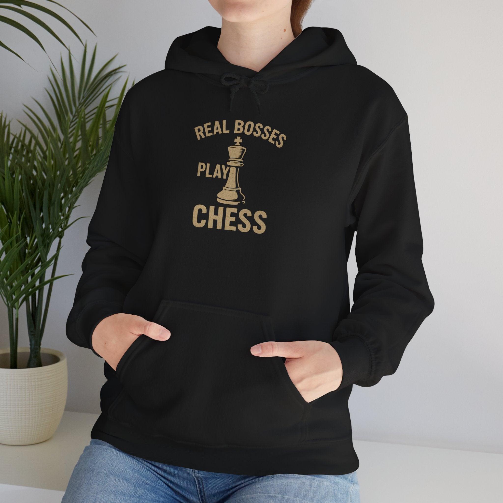 Real Bosses Play Chess – Premium Hoodie