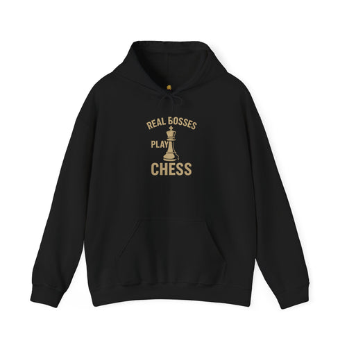 Real Bosses Play Chess – Premium Hoodie