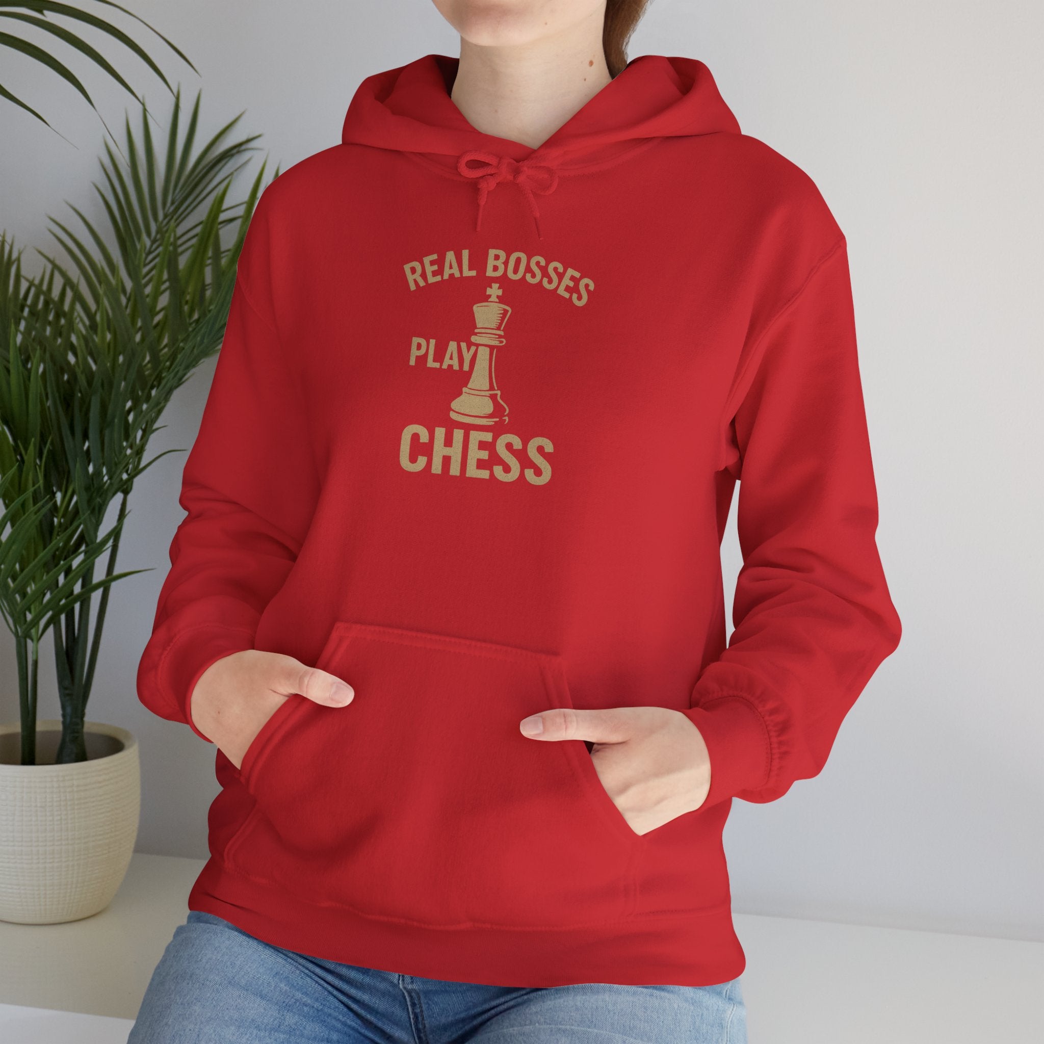 Real Bosses Play Chess – Premium Hoodie
